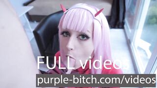 My first B G Anal video Zero Two