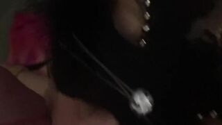 Hot Teen Wears Kitten Mask while Giving BJ then Rides Cock
