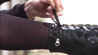 Lady Pantera - Latex, Leather, Corset & High Heels - 663
