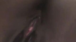 Black Girl in Lingerie Stripping and Playing