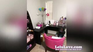 Behind the scenes PORN vlog with lingerie & pantyhose & SPH & CEI & JOI & furry hoodies & lots more... - Lelu Love
