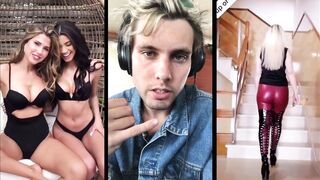 JXHXN - Tik Tok NUDE CHALLENGE TEENS DANCE COMPILATION (Tiktok Sexy Girl Big Boobs, Big Tits Naked)