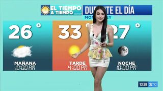Yuli Castillo Piernas Sexy En Minifalda Muy Corta HD
