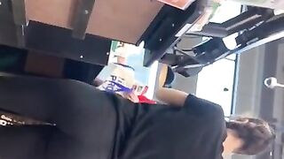 Candid Hot MILF Bends over at Checkout