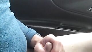 Public car masterbation