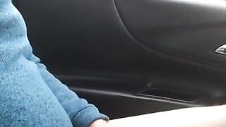 Public car masterbation
