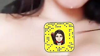 Horny Teen Showing Tits on Snapchat