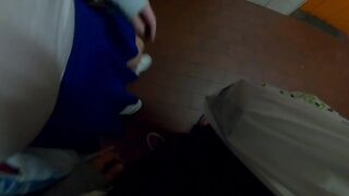Teen Babe Flashes in Public Mall