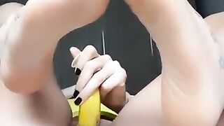 Banana Pussy Masturbation Brazil