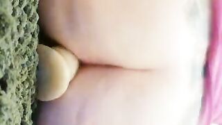 Taking my Toy up my Ass until I Cum