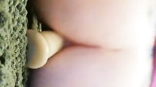 Taking my Toy up my Ass until I Cum