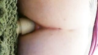 Taking my Toy up my Ass until I Cum