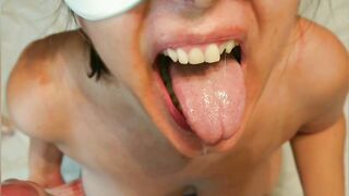 MILF Latina Swallows a Big Load of Cum