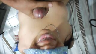 REAL COUPLE let's Fuck in our House and I Cum on her Face