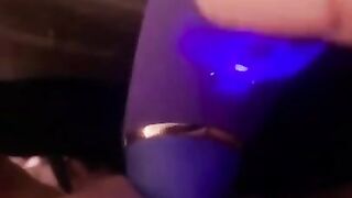 Sucking on my clit until it’s swollen & throbbing with my clit suction viabrator!!!