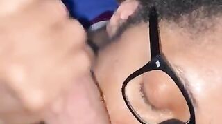 Sucking his Dick while he Cooks Dinner