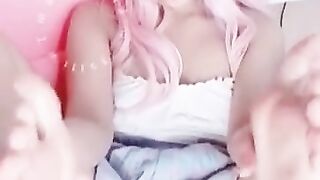 CUTE SNAPCHAT PETITE GIRL TEASES AND FINGERS PUSSY