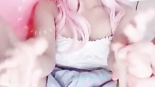 CUTE SNAPCHAT PETITE GIRL TEASES AND FINGERS PUSSY