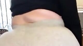 CHUBBY SNAPCHAT BRUNETTE FLASHES HUGE BOOBS AND PUSSY