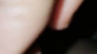 Girl Fingering her Sticky Pussy and Playing with her Cum