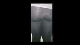 Step Mom Fucked in Hole of her Ripped Leggings by Step Son in Isolation