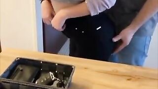 TikTok Flip the Switch Challenge Ends with Doggy and Cum on Ass - TinyTaya