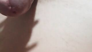 Playing with his Cock while Watching TV