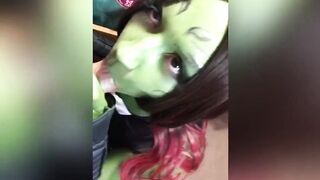 Gamora Sucks Starlords Dick