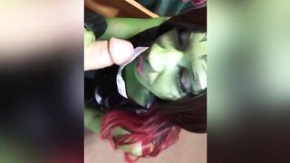Gamora Sucks Starlords Dick