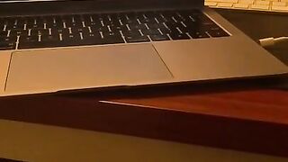 Stroking my Cock Watching Porn with a little Precum