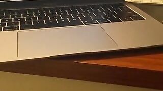 Stroking my Cock Watching Porn with a little Precum