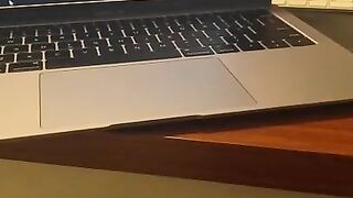 Stroking my Cock Watching Porn with a little Precum