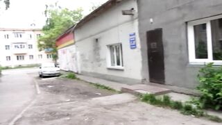 Pissing in a Secluded Place Teen Girl with a Big Booty