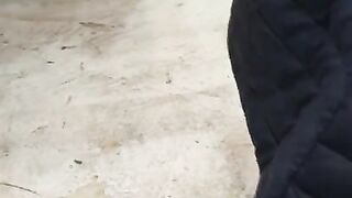 Schoolgirl Step Mom Fucked through Ripped Jeans by Step Son in Mall
