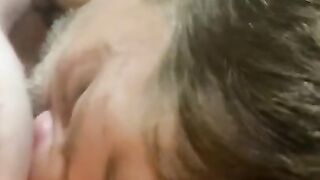 Hubby Eats my Pussy while Smoking