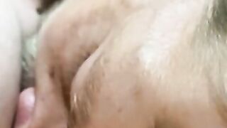 Hubby Eats my Pussy while Smoking