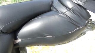 I take off my Pissed Jeans Leggings and Stay in Leather Leggings