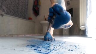 Sensual Foot Crush and Foot Paint Massage
