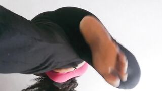 Giantess Barefoot Stomping POV