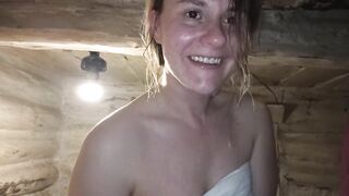 Caught her Husband in the Bath and Sucked him Off. he Finished all over my Face