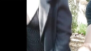 I Masturbate outside and get Caught!!