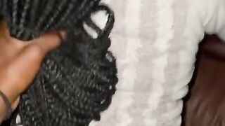 Wet Ebony Loves back Shots