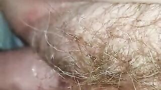 Granny's pussy fucked close up