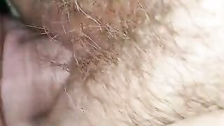 Granny's pussy fucked close up