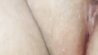 Granny's pussy fucked close up