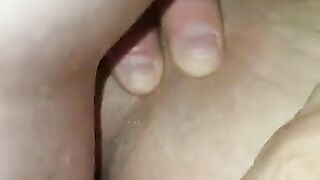 Granny's pussy fucked close up