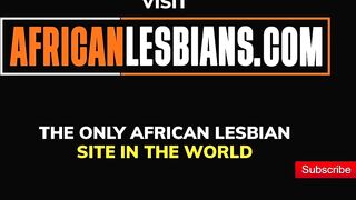 Ebony lesbian teens make each other cum in the shower