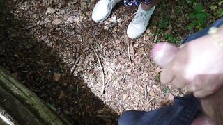 I Piss and do a Fast Tug in a Public Place before anyone Catches us POV
