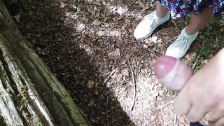 I Piss and do a Fast Tug in a Public Place before anyone Catches us POV
