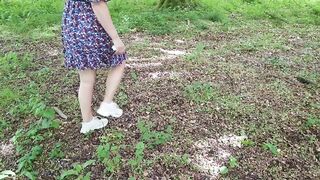 I Piss and do a Fast Tug in a Public Place before anyone Catches us POV